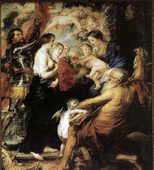 Peter Paul Rubens Our Lady with the Saints